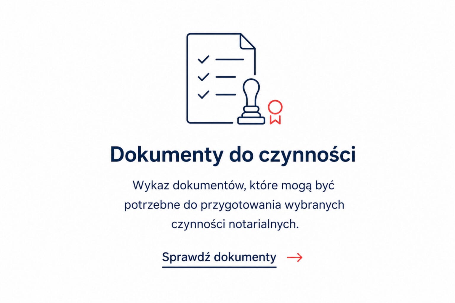 Dokumenty potrzebne do czynności notarialnych