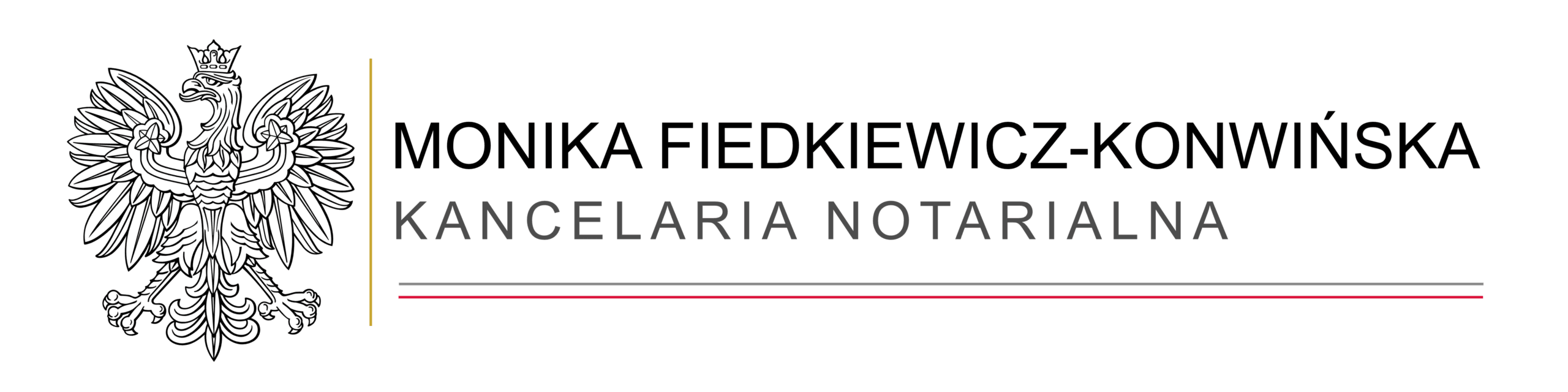Logo Kancelarii Notarialnej Moniki Fiedkiewicz-Konwińskiej w Skórzewie